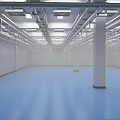 Cold Storage Warehouse 3d model