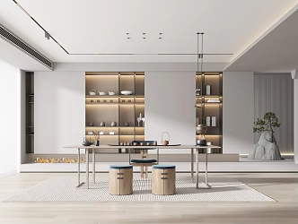 Modern Tea Room 3d model