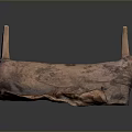 Traditional Handcrafted Equipment with Wooden Frames and Leather Covering for Carrying Loads