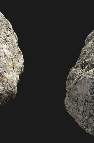 Stone Rock Moss Riverside Mountain Pebbles Shale Mountain Big Mountain 3d model