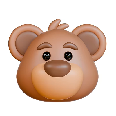 Modern Little Bear Cute Little Bear Anime Little Bear 3d model Modern Little Bear Cute Little Bear Anime Little Bear 3d model