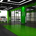 4S Shop Modern Car Wash Service With Computer Cleaning And Car Wiping