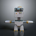 Robot Assistant Small Robot Butler Robot Butler Figure Game Figure 3d model