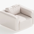 Single sofa single chair leisure chair 3d model