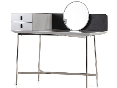 Silver titanium gray dresser model