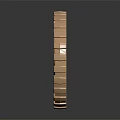 Modern Button Keychain Pull Cable Zipper 3d model