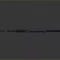 Black Tactical Rifle With Modern Metal Components And Black Stock Design