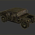 Hummer Pickup SUV Jeep 4WD 4WD SUV Military Jeep Hummer 3d model