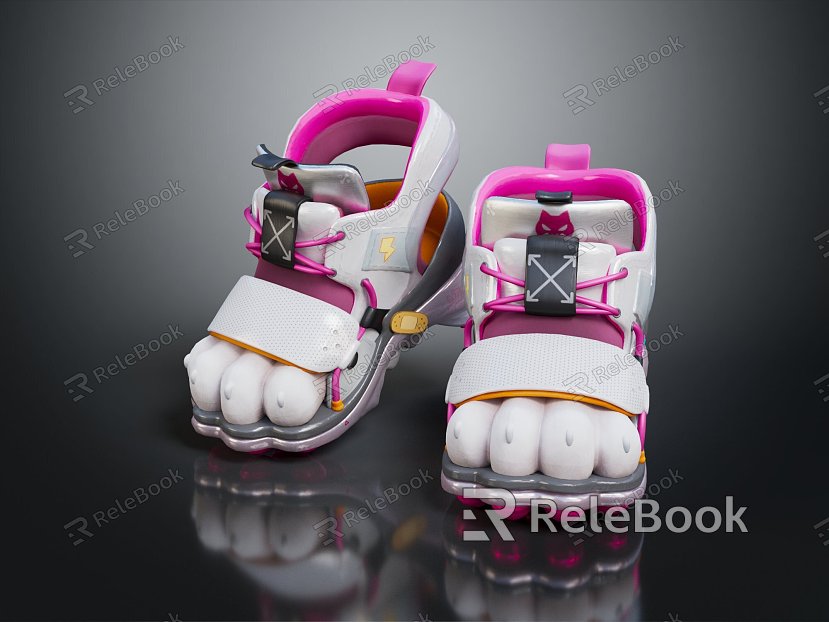 Modern Shoes Cat Shoes Cartoon Shoes Kids Shoes model