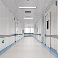 Hospital Outpatient Operating Room With Surgical Table And Medical Lights