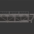 Industrial Metal Platform Equipment With L shaped Structure Anti slip Surface And Railings