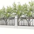 Modern Wall 3d model