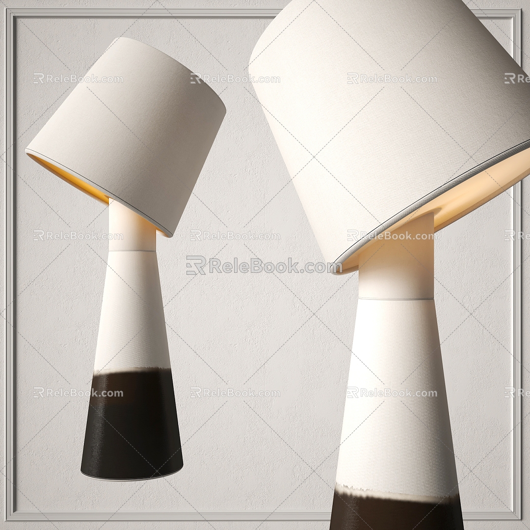 Modern table lamp 3d model