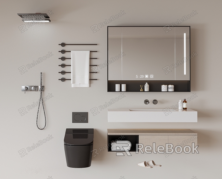 Modern washbasin washbasin washbasin toilet shower combination model