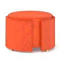 modern sofa stool pouf 3d model