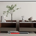 Modern bedside table 3d model
