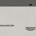 Premium Modern Pendant Light With Unique Design For Stylish Interior Spaces 3d model