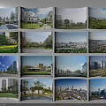 Aerial Planning of Urban Cityscape Featuring Green Spaces Modern Architecture and Parks