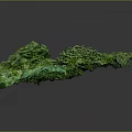 Detailed Realistic Green Terrain Model Showcasing Lush Vegetation And Undulating Landforms