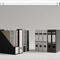 Modern folder office file folder 3d model
