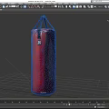 Red Punching Bag Sports Equipment For Boxing Training Home Gym Workout