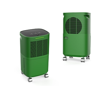 Home appliance mobile air conditioner fan 3d model