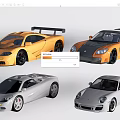 Functional Sports Cars In Multiple Colors With Sleek Design And Performance Features