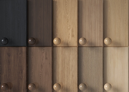 Wood veneer siding 3d model