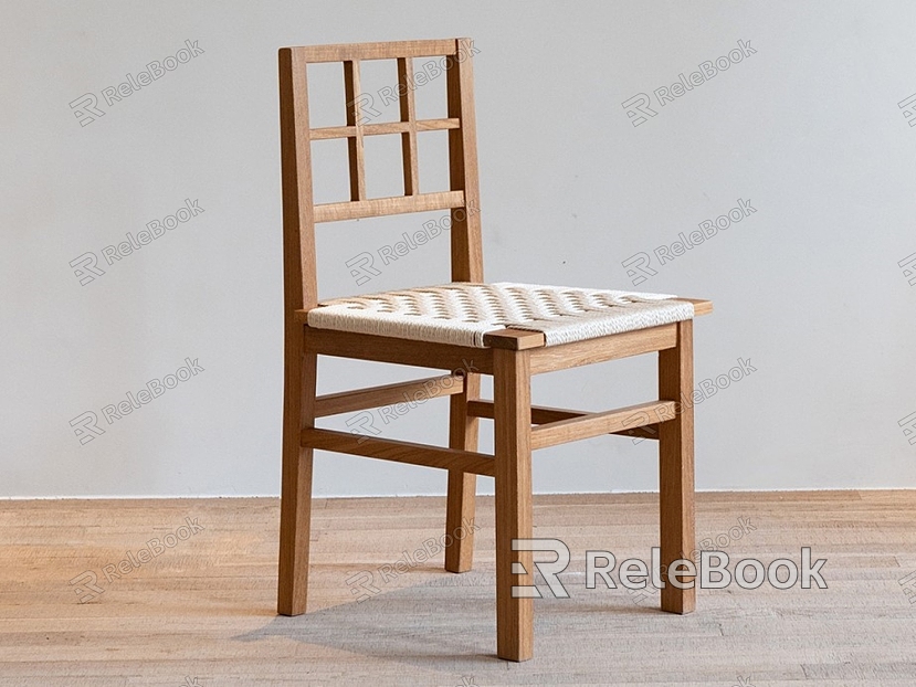 New Chinese Japanese Dining Chair model