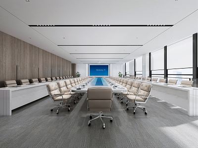 Modern Conference Room Large Conference Room 3d model