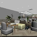 Modern Dessert Shop Bright Interior With Open Layout Glass Display Cases And Fresh Desserts