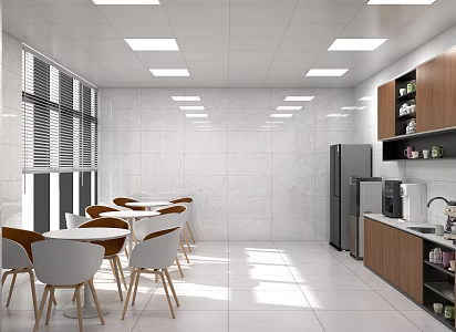 Modern Tea Room Office Tooling 3d model