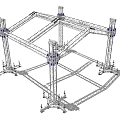 Modern Truss Stage Truss 3d model