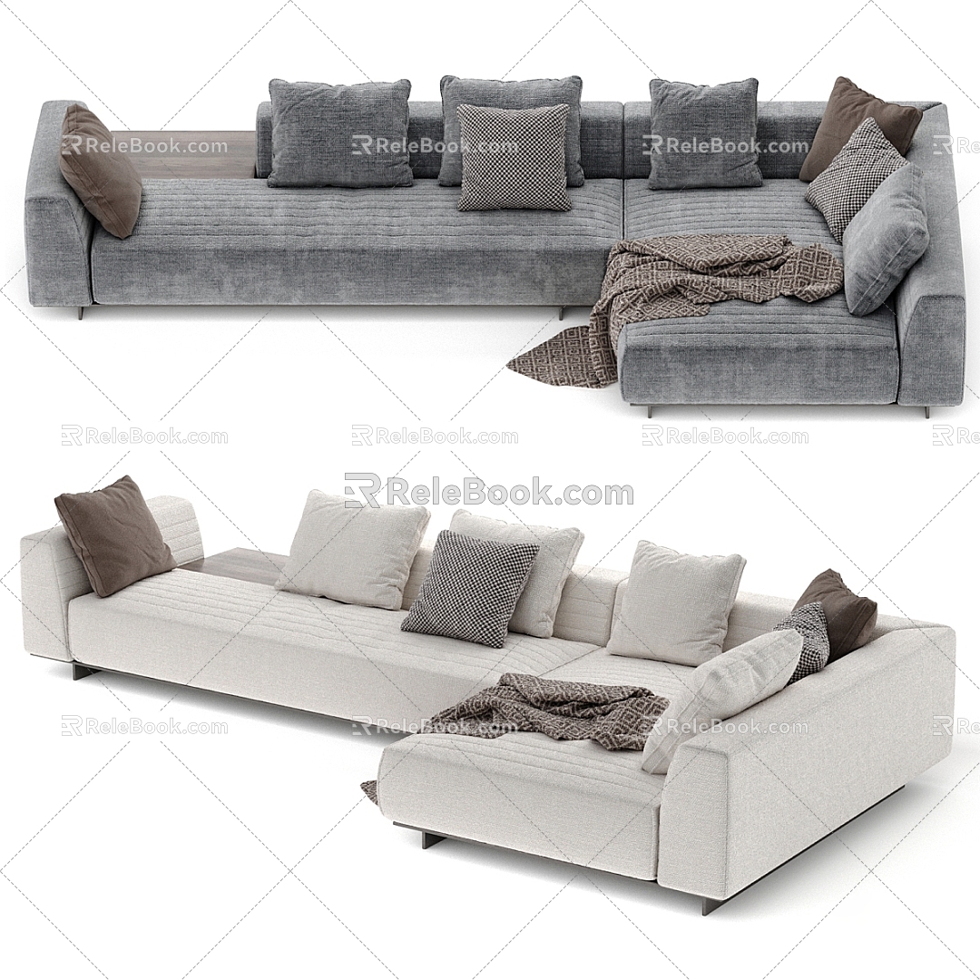 Modern Minotti Roger Sofa model