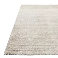 Beige Square Area Rug With Woven Texture For Modern Living Room Decor