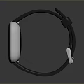 Smart Fitness Watch With Heart Rate Monitor Time Date Battery And Black Strap