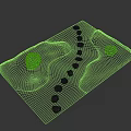 Zen Garden Feature With Stepping Stones Raked Pebble Patterns And Moss Covered Surfaces