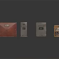Various Industrial Equipment With Different Colored Casings And Functional Panels