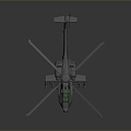 modern helicopter pixel helicopter voxel helicopter 3d model