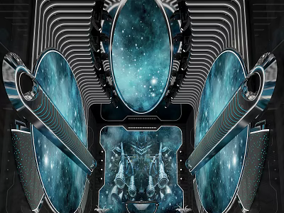 Modern KTV Interior With Starry Sky Theme Lighting And Luxury Decor Design 3d model
