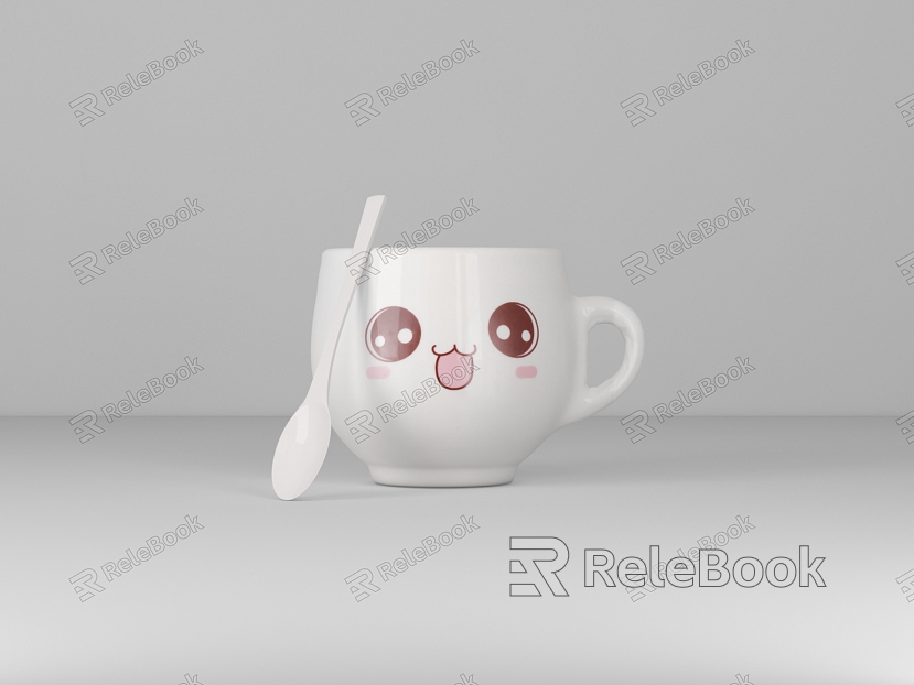 Modern Water Cup Cute Water Cup model