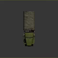 Green Military Truck With Canvas Covered Cargo Bed And Transport Features