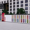 Fruit Square Container 3d model