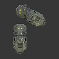 Military Green Armored Functional Vehicle With Dual Units Off-Road Tires And Tactical Gear