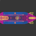 White And Yellow Underwater Exploration Vehicle With Propeller And Sensors