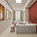 SPA Sauna Luxury Interior Design With Modern Relaxation Space And Decorative Plants