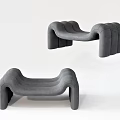 Modern Sofa Stool Sofa Chair Sofa Leisure Sofa Lazy Sofa Shoe Stool Low Stool Leisure Stool Foot 3d model