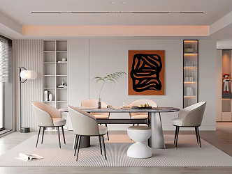 Modern Restaurant 3d model