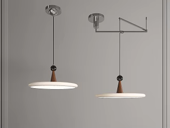 Cream Wind Chandelier Middle Ancient Chandelier Cream Wind Chandelier UFO Chandelier Restaurant Chandelier Single Head Chandelier 3d model