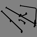 Stainless Steel Safety Railings Featuring Straight Curved Designs And Mounting Hardware
